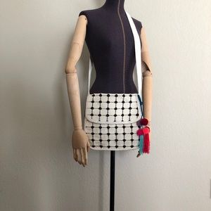 Costume Baldor Gridded Messenger Bag with Tassel Mexico
